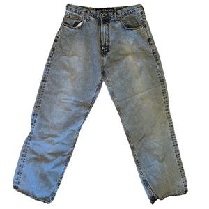 Men’s NAUTICA Industrial Washed Denim Blue Jeans (Size 36/32)